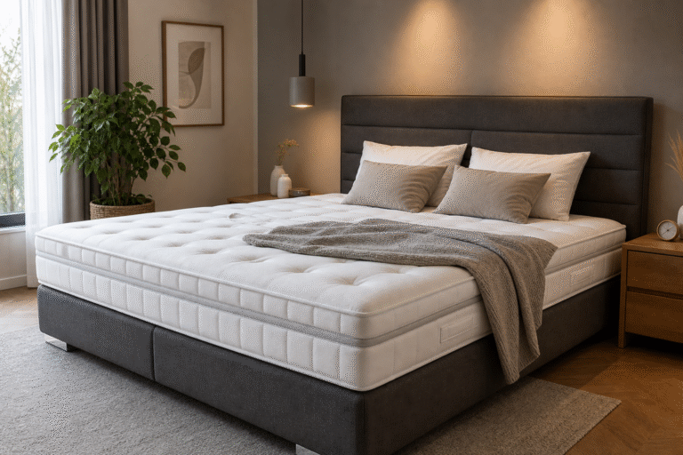 Titelbild zu „Schlafzimmer-Planung: So finden Sie die ideale Matratze mit 180×200 cm“