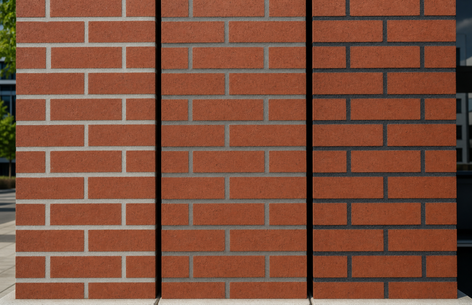 Titelbild zu „Klinkerfassaden im Vergleich: Wie Fugenfarbe die Optik prägt“